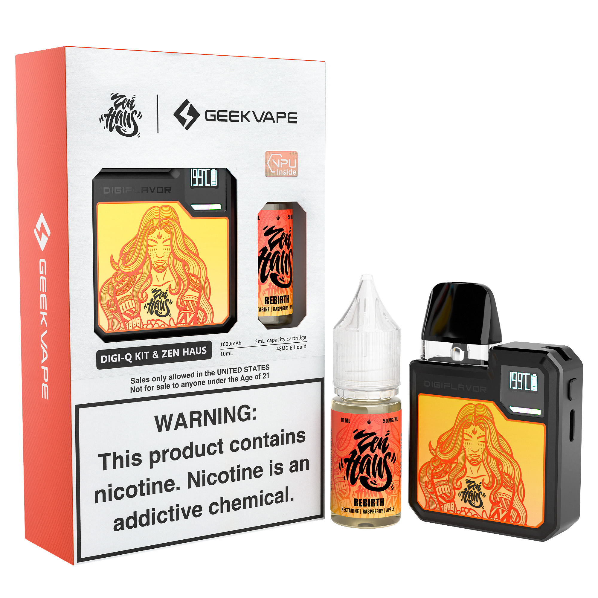 Zen Haus Salt x GeekVape ELiquid + Device Bundle